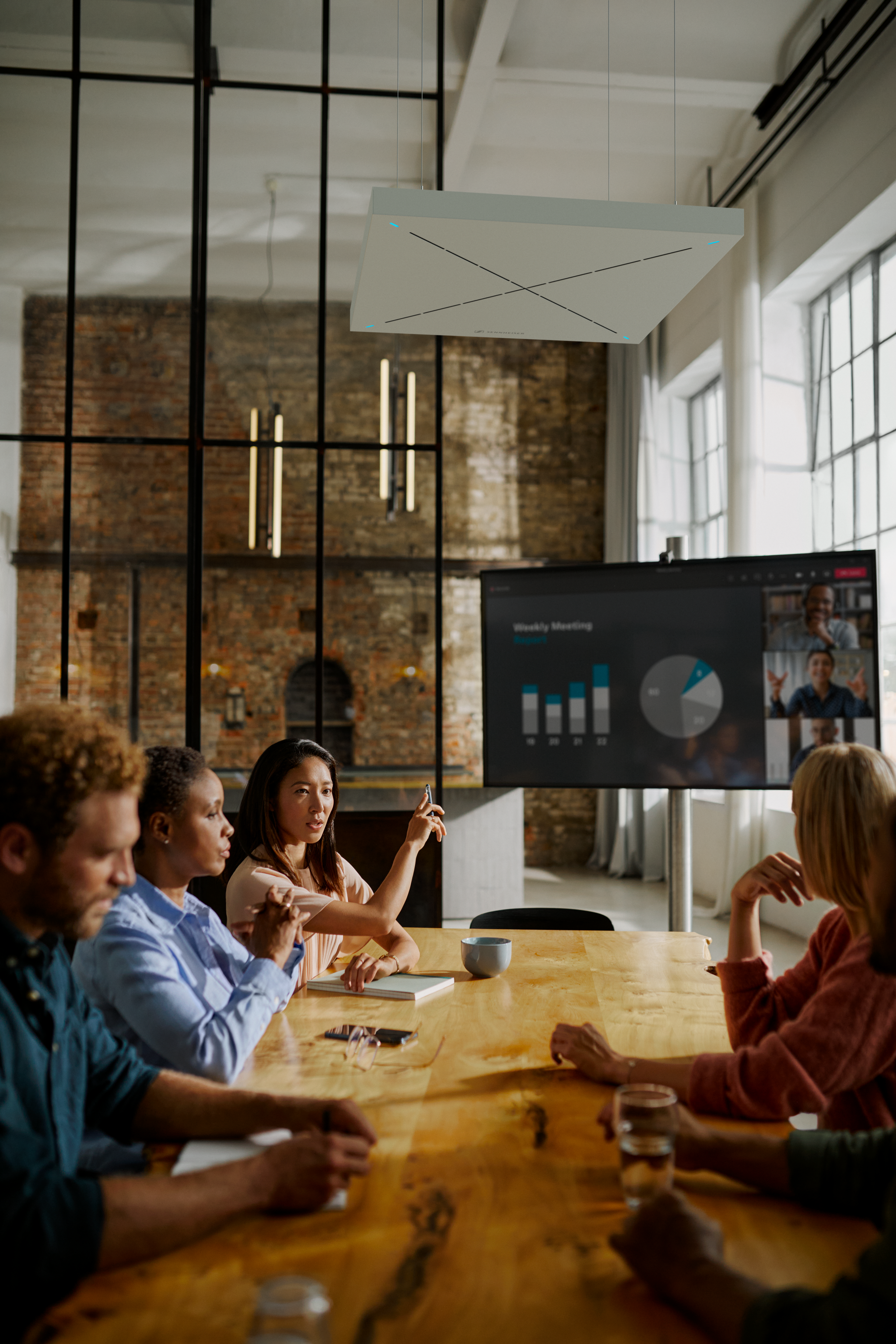Teleconferencias híbridas optimizadas