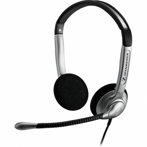 Sennheiser SH 350 Binaural Noise Canceling Mic Headset Quick Disconnect