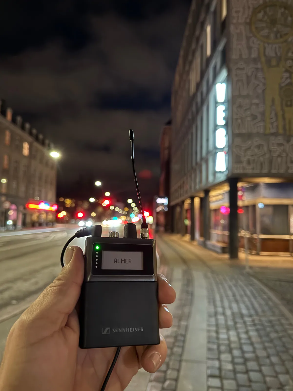 Curiosity did not kill the wireless: Monitor engineer Christian Almer spontaneously decided to do a walk-test that took him outside the venue &ndash; Photo credit: Christian Almer