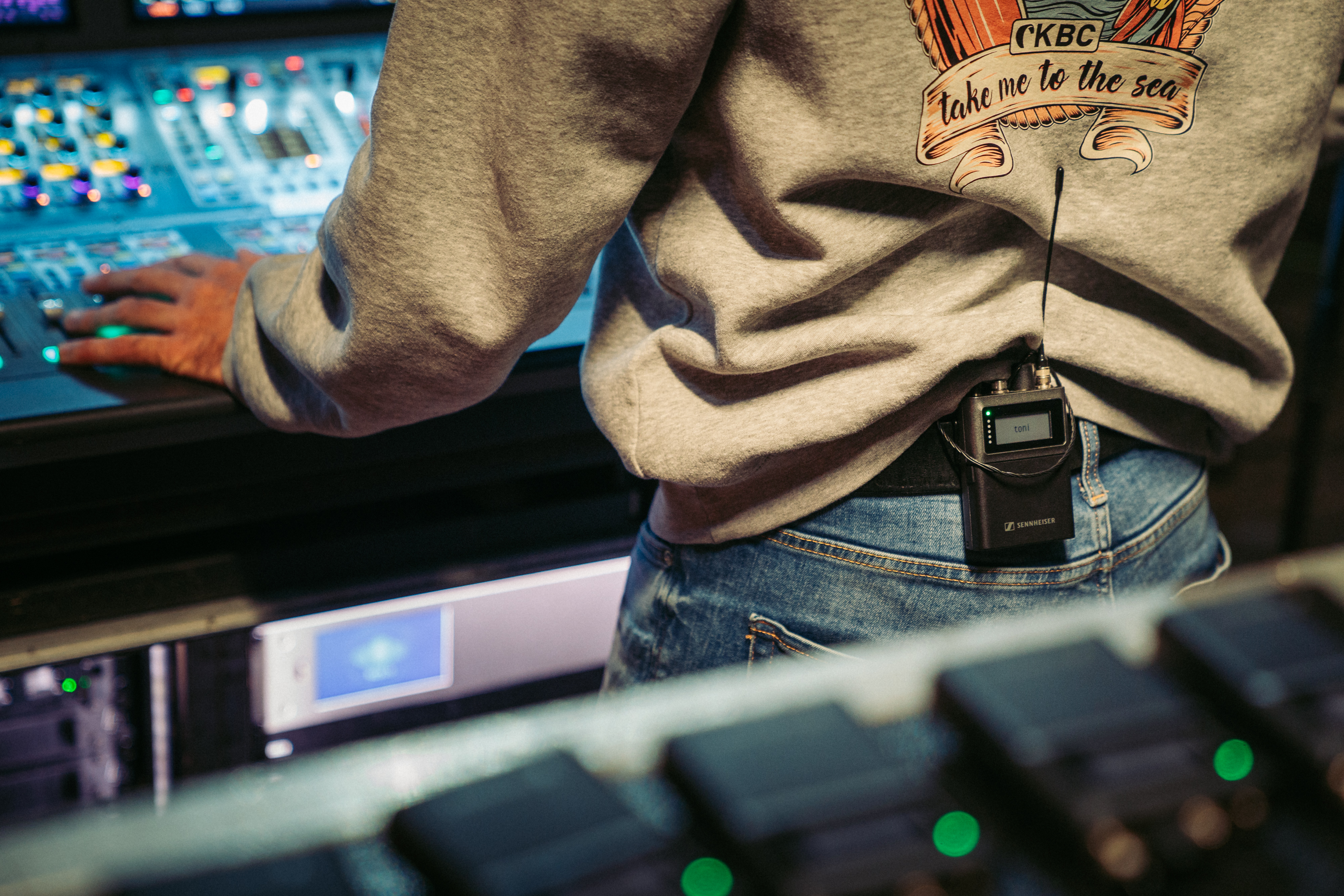 A &lsquo;spectacular feature&rsquo;: the monitor engineer can monitor the in-ear volume of the artists and carefully set it to a healthy level