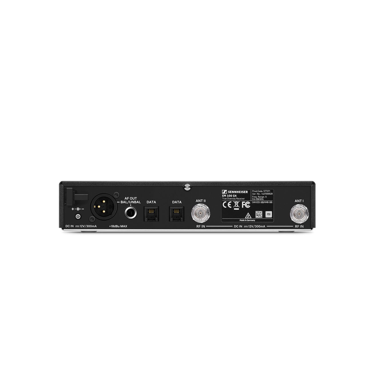 Sennheiser EM 100 G4 Wireless Rack Receiver - Autoscan