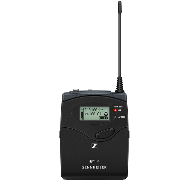 Sennheiser SK 100 G4 bodypack transmitter for daily use on stage