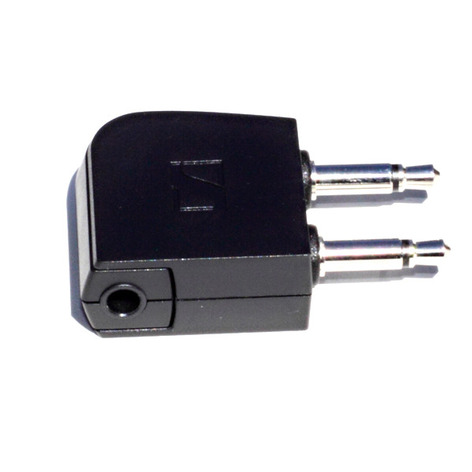 Sennheiser Airline adapter - - Airline Adapter, 3.5 mm Plug for headphones