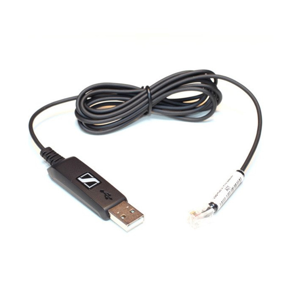 Sennheiser USBRJ9 01 Headset connection cable RJ9 4/4 plug USB plug