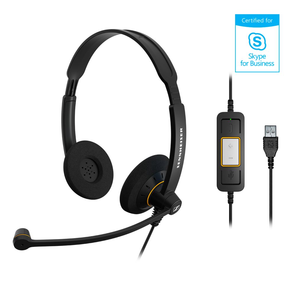 Sennheiser SC 60 USB ML USB office headset Unified Communications
